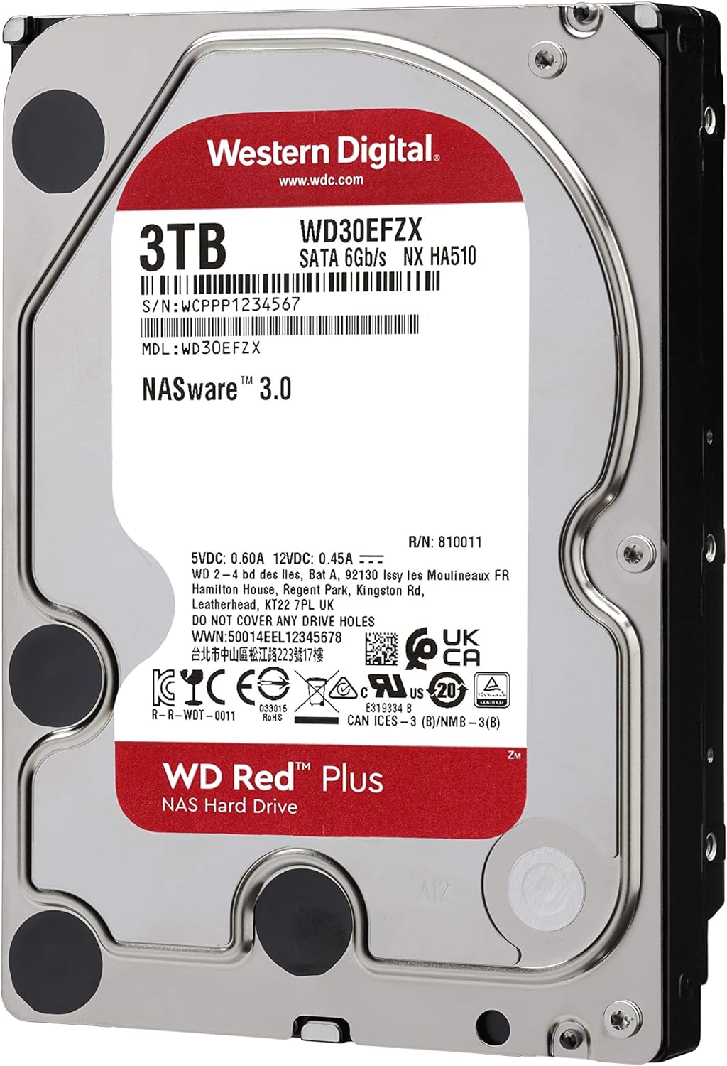 12TB NAS Internal Hard Drive HDD 7200 RPM SATA CMR 3.5 E69555