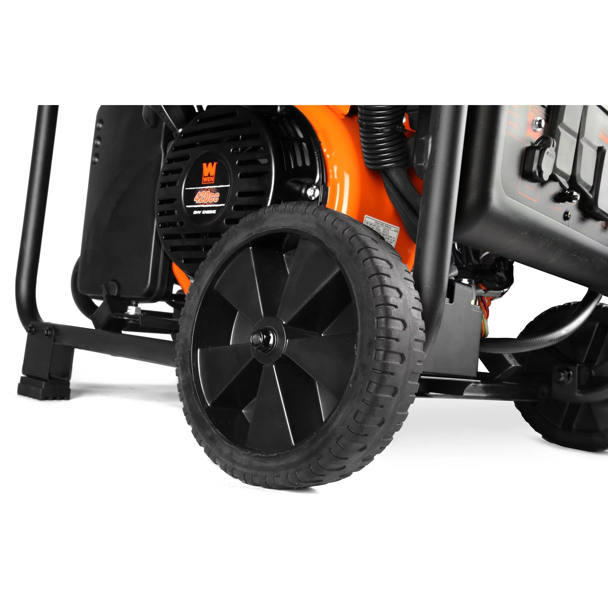 8750-Watt Dual Fuel Open Frame Inverter Generator with Remote Electric Start E15338