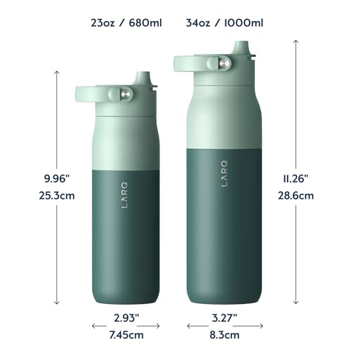 34oz Insulated Stainless Steel Water Bottle with Silicone Handle W60327