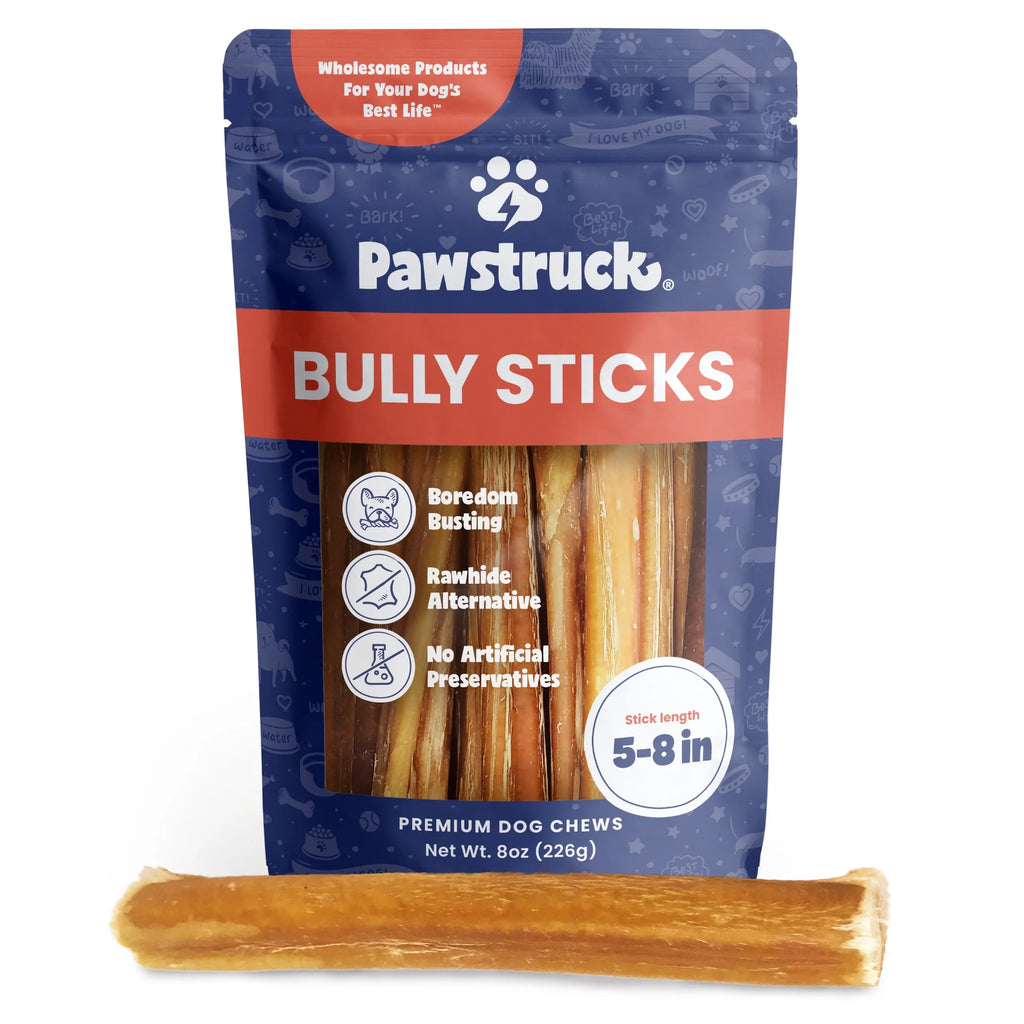 Natural 5-8" Beef Bully Sticks, 8 oz. Bag E78278