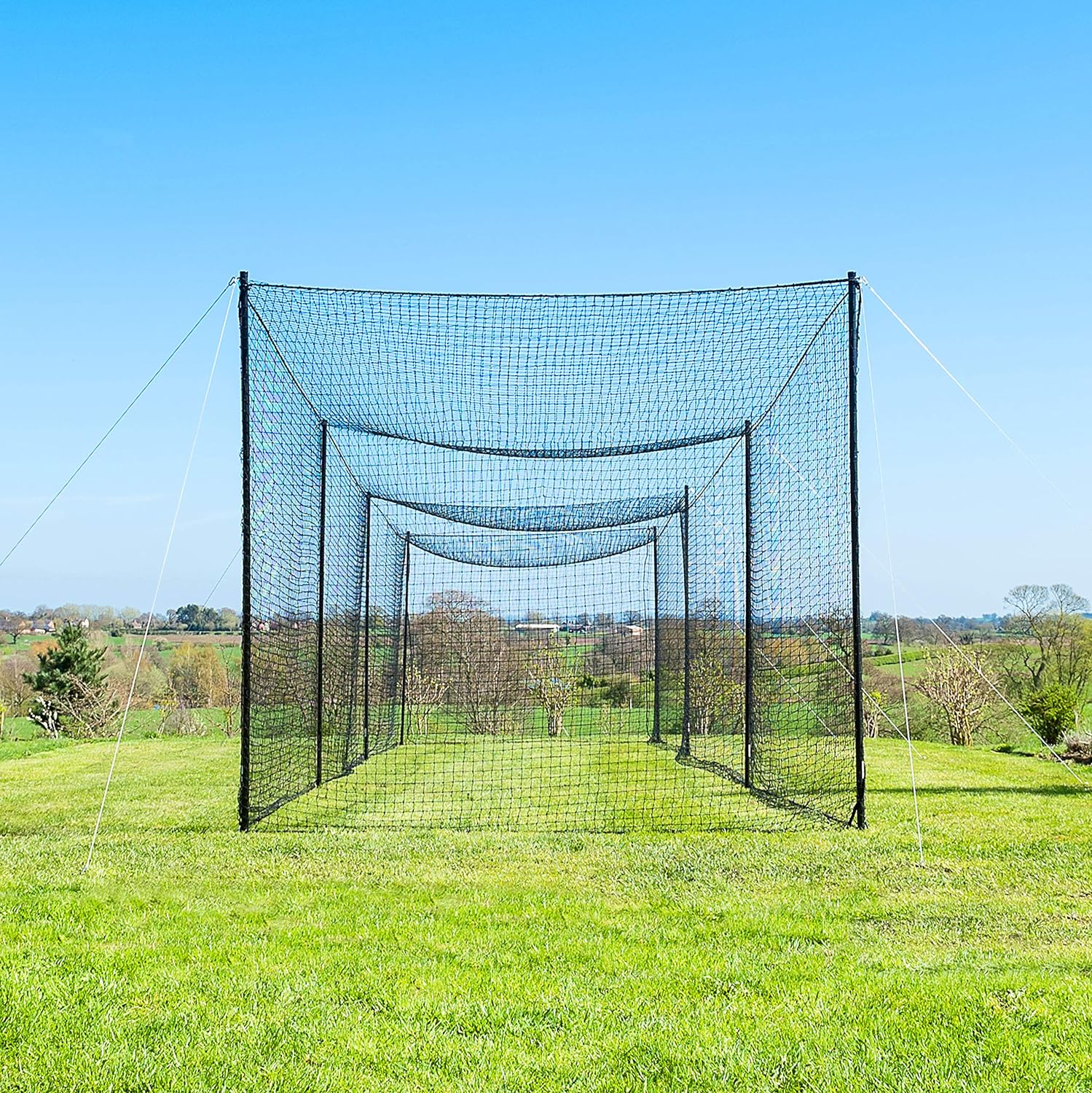 20’ 35’ 55’ 70’ Baseball Batting Cage with Steel Poles O701