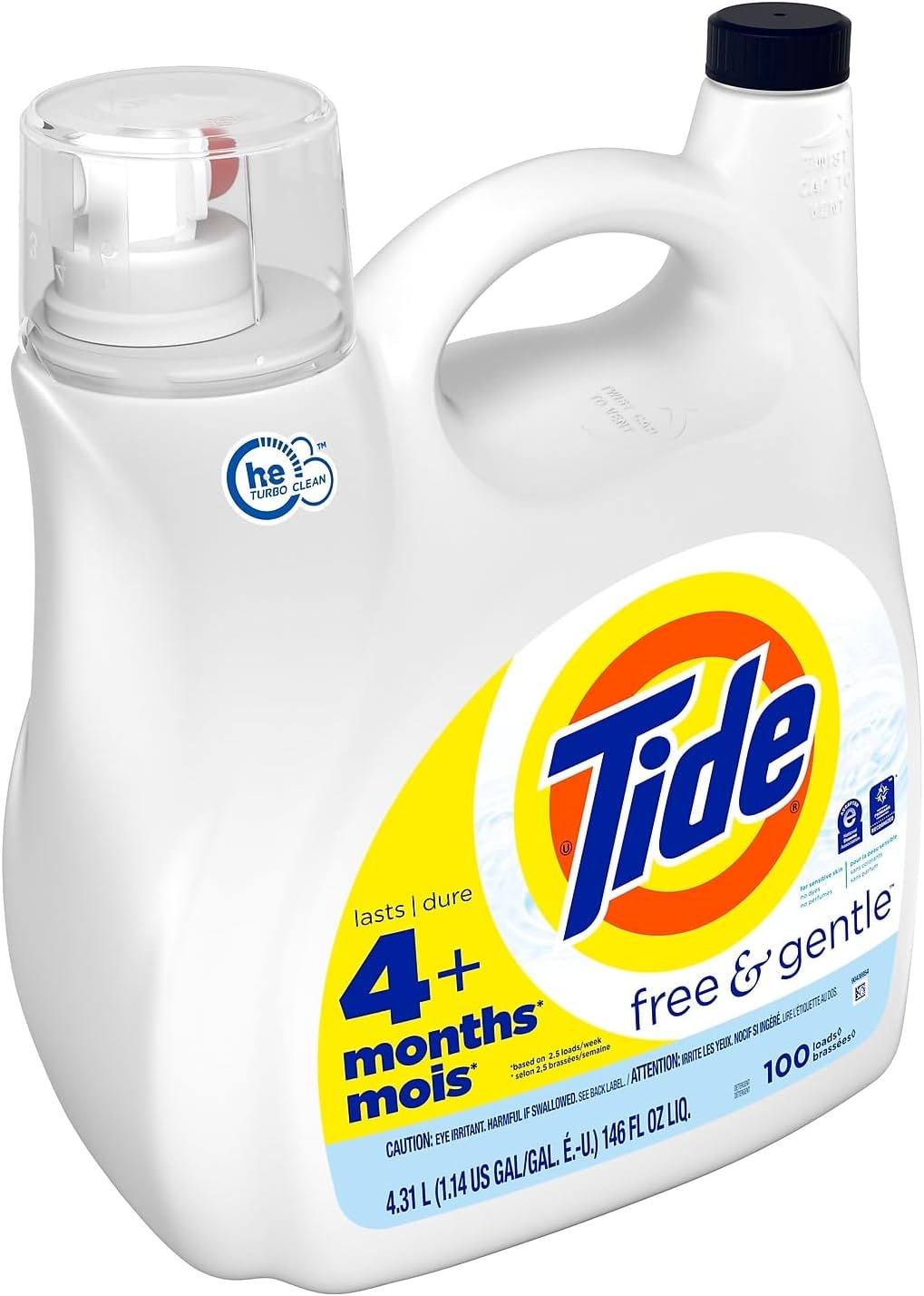 Liquid Laundry Detergent, 107 loads 154 fl oz J2791
