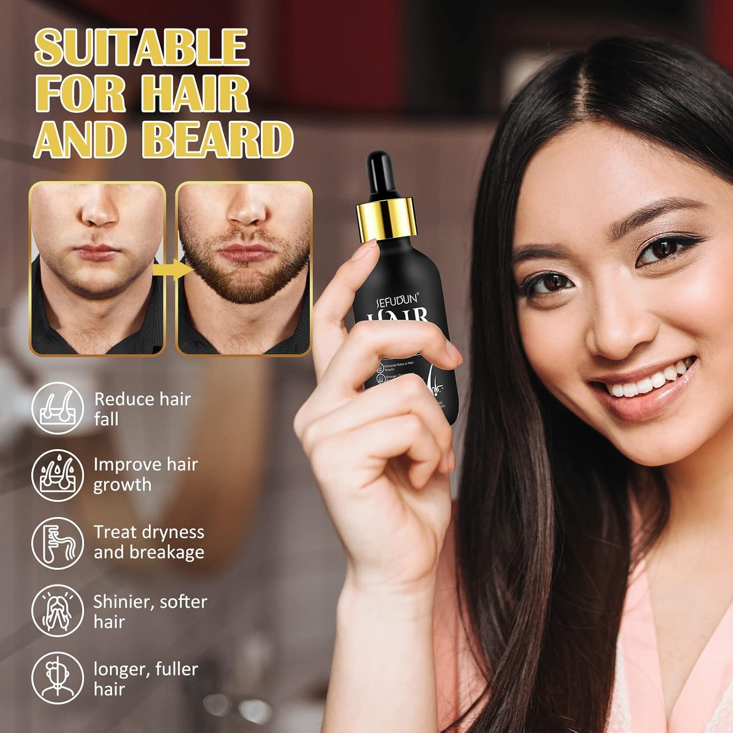 2Pack 5% Minoxidil Hair Growth Serum H9350