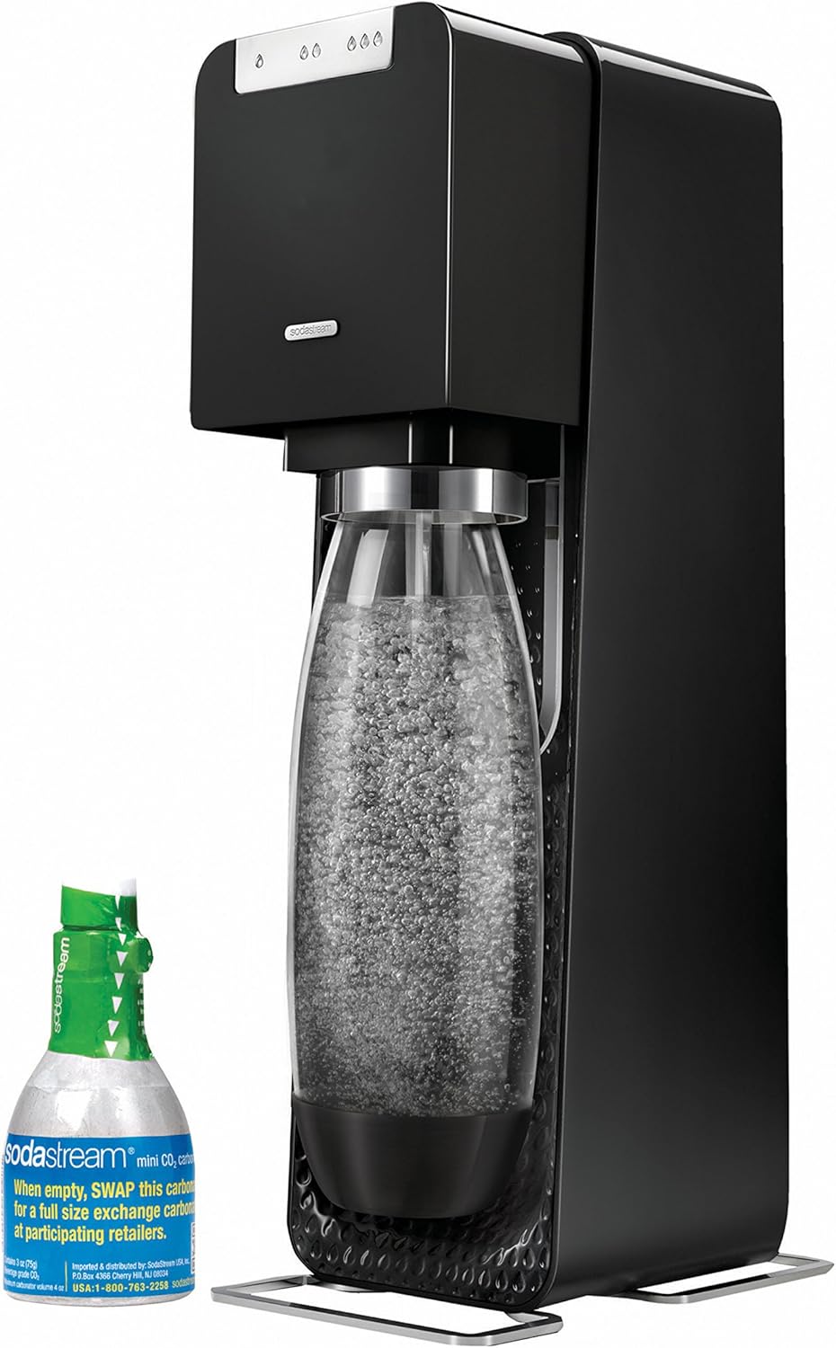Black Plastic Sparkling Water Maker Starter Kit G498810