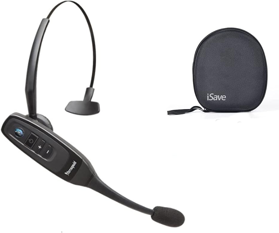 Noise Cancelling Wireless Bluetooth Headset with Carrying Case Q696