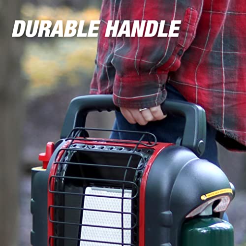 Portable Propane Radiant Heater 4,000-9,000 BTU Red Black M58882