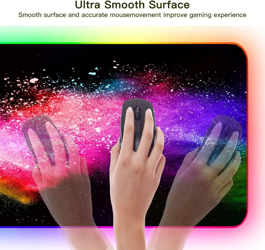 Pink Mountain Forest Landscape Gaming RGB Mouse Pad 500X1200MM P718