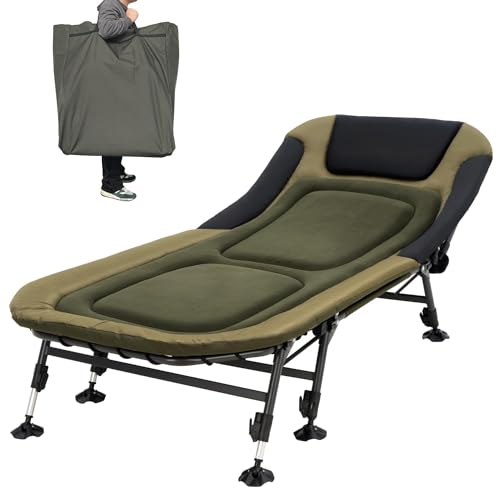 Heavy Duty Folding Camping Cot with Carry Bag W4522