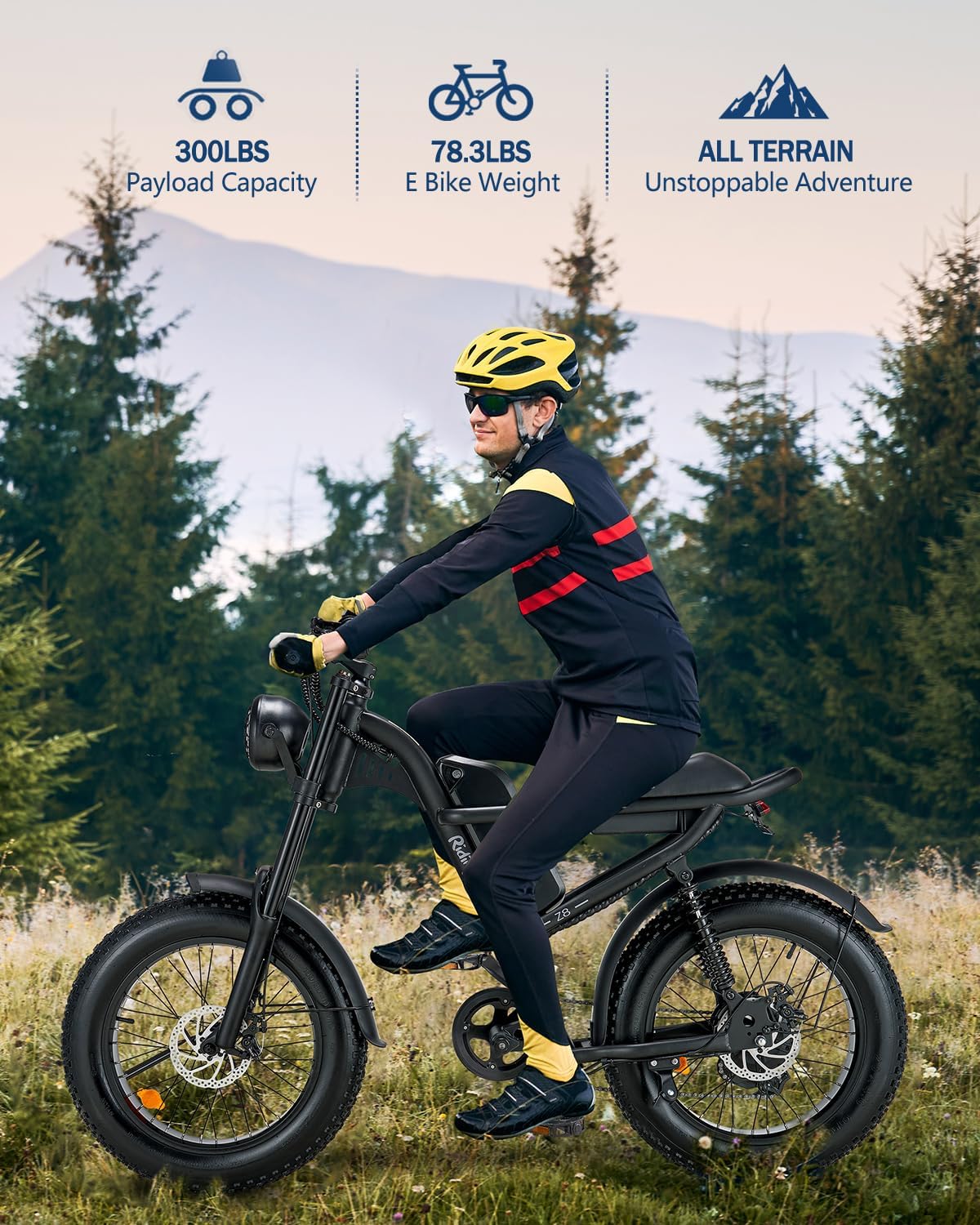 Retro 1500W Electric Bike with 20 Inch Fat Tire R537
