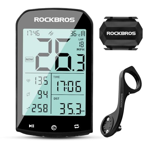 Wireless Bike Computer with Speed Cadence Sensor 2.9inch LCD Screen V35142