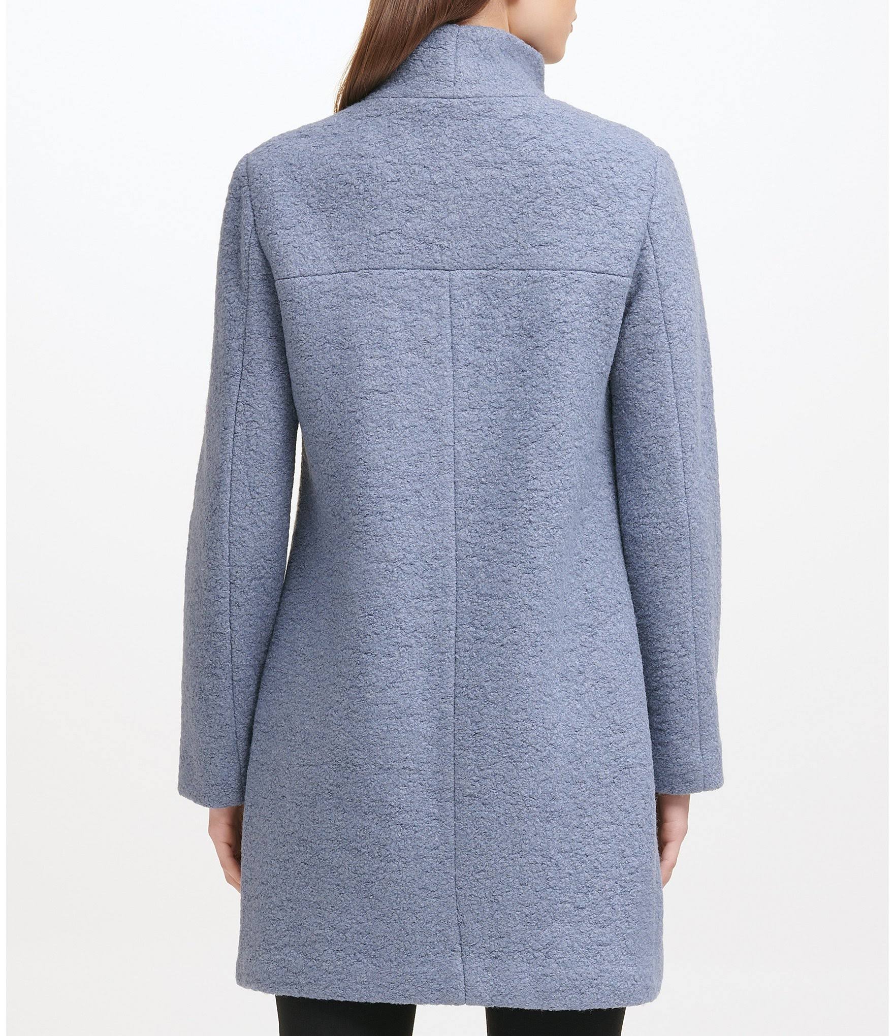 Asymmetrical Boucle Walker Coat Y988614