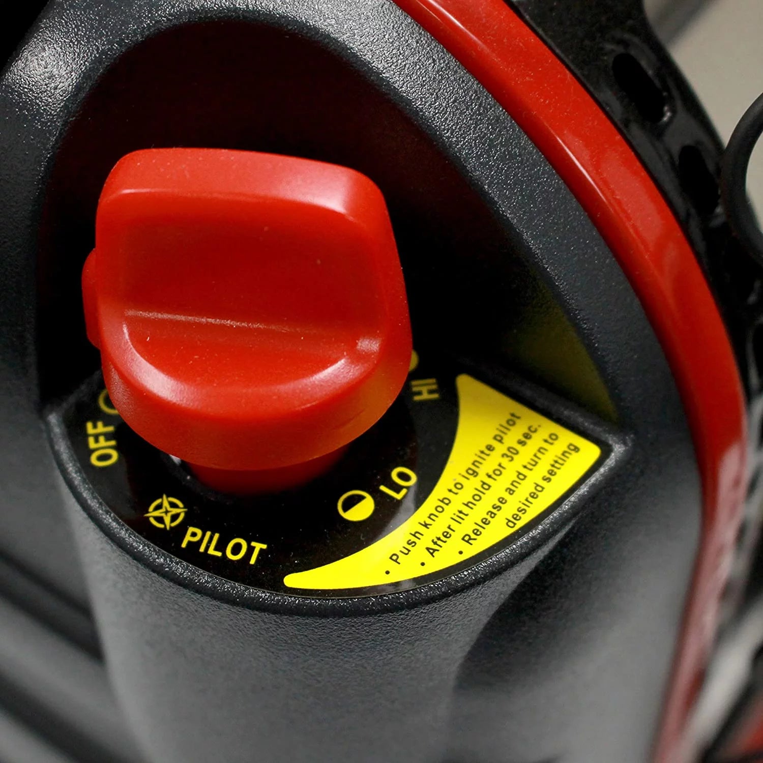Red-Black Portable Propane Radiant Heater F68915