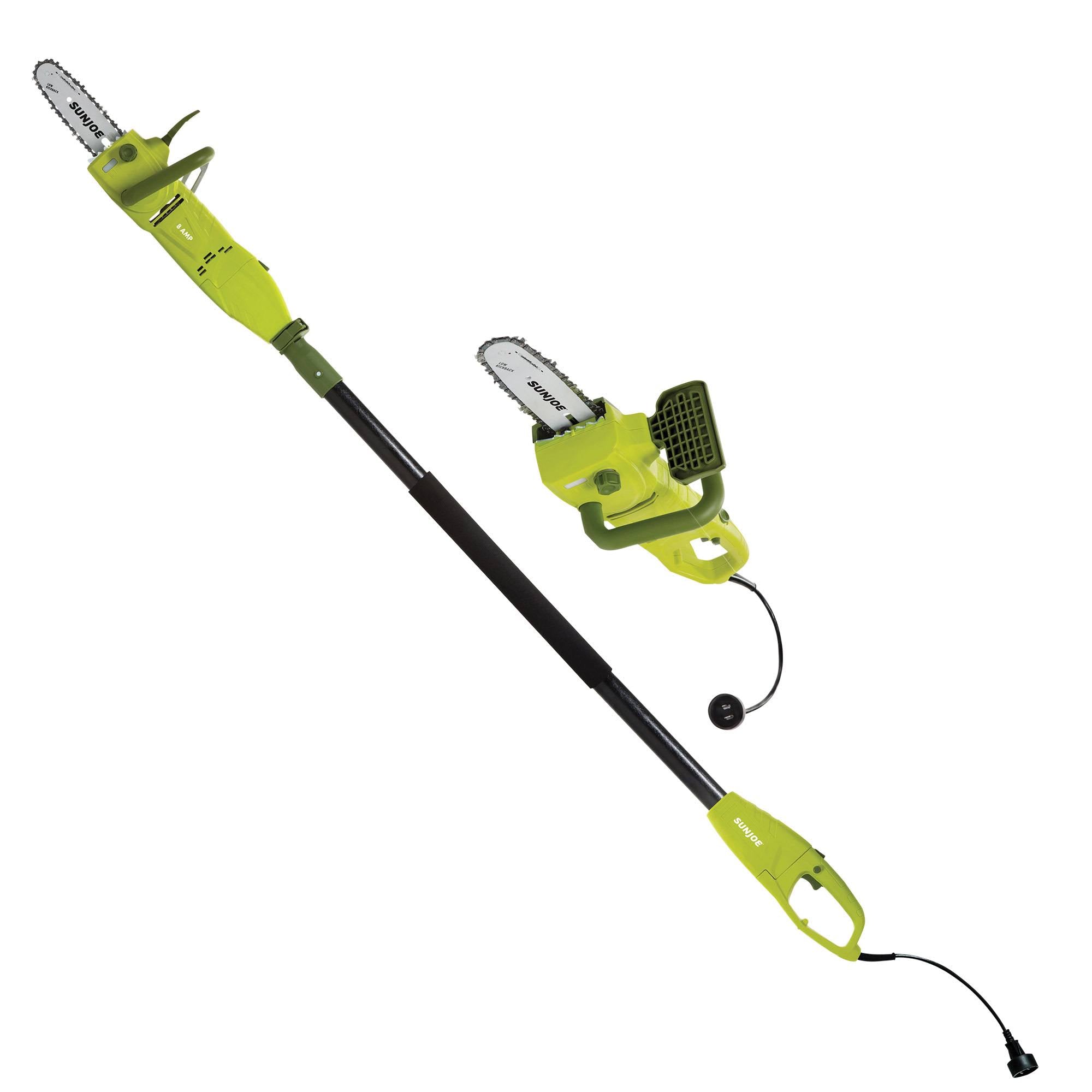 8-Inch 8.0 Amp 2-in-1 Convertible Pole Chain Saw O7298