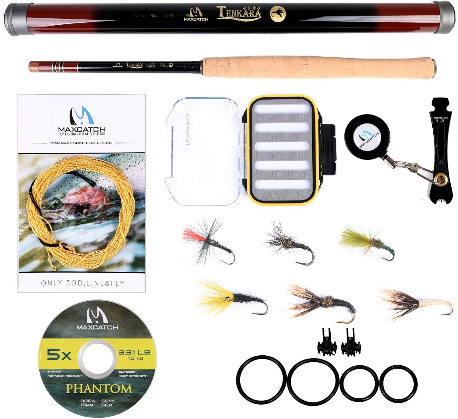 Tenkara Fishing Rod and Combo Triple Zoom K569