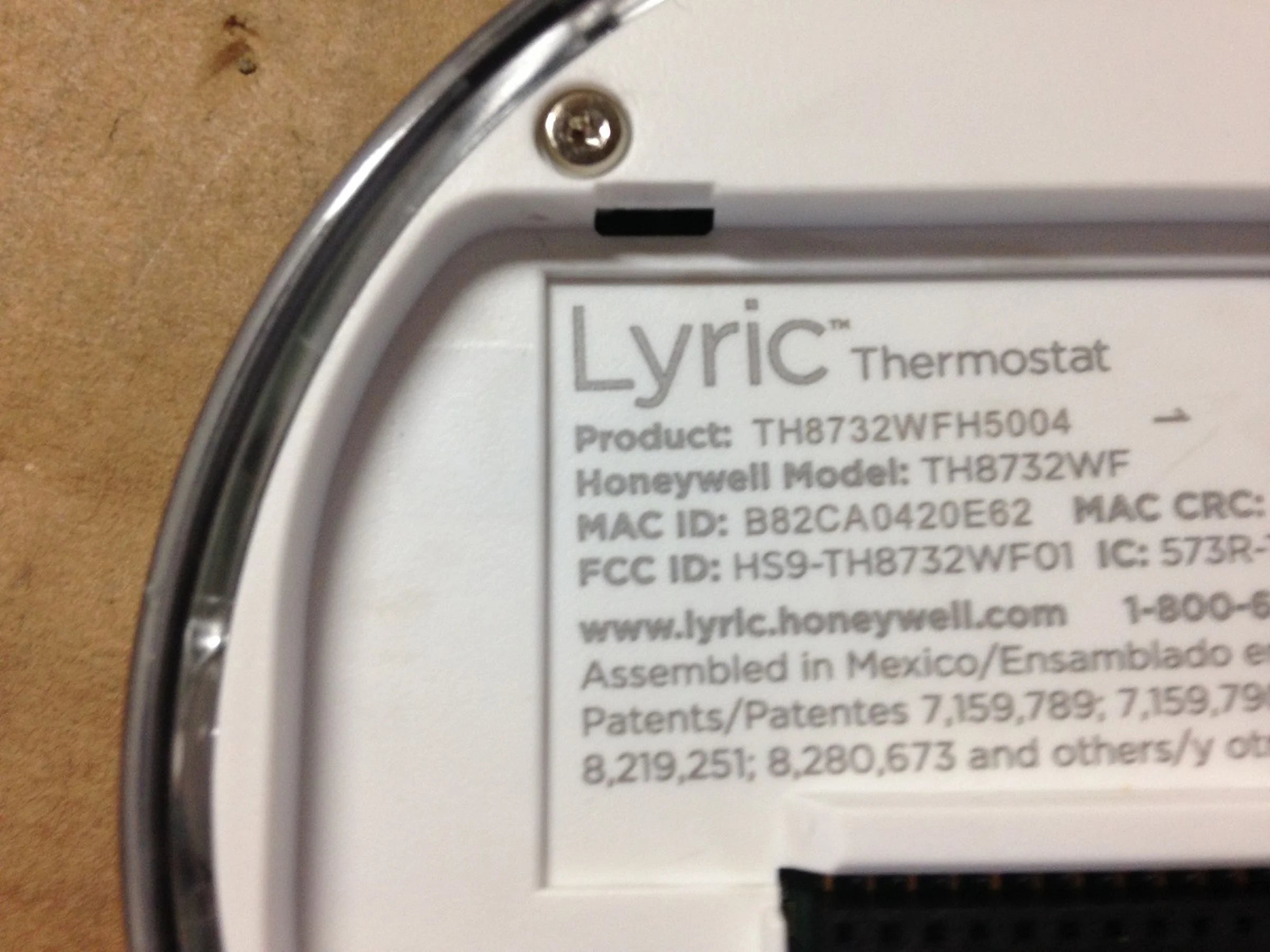 SMART ROUND WIFI PROGRAMMABLE THERMOSTAT A432227