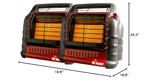 Propane Tank Powered Heater (2-Pack) Portable Heating M830340