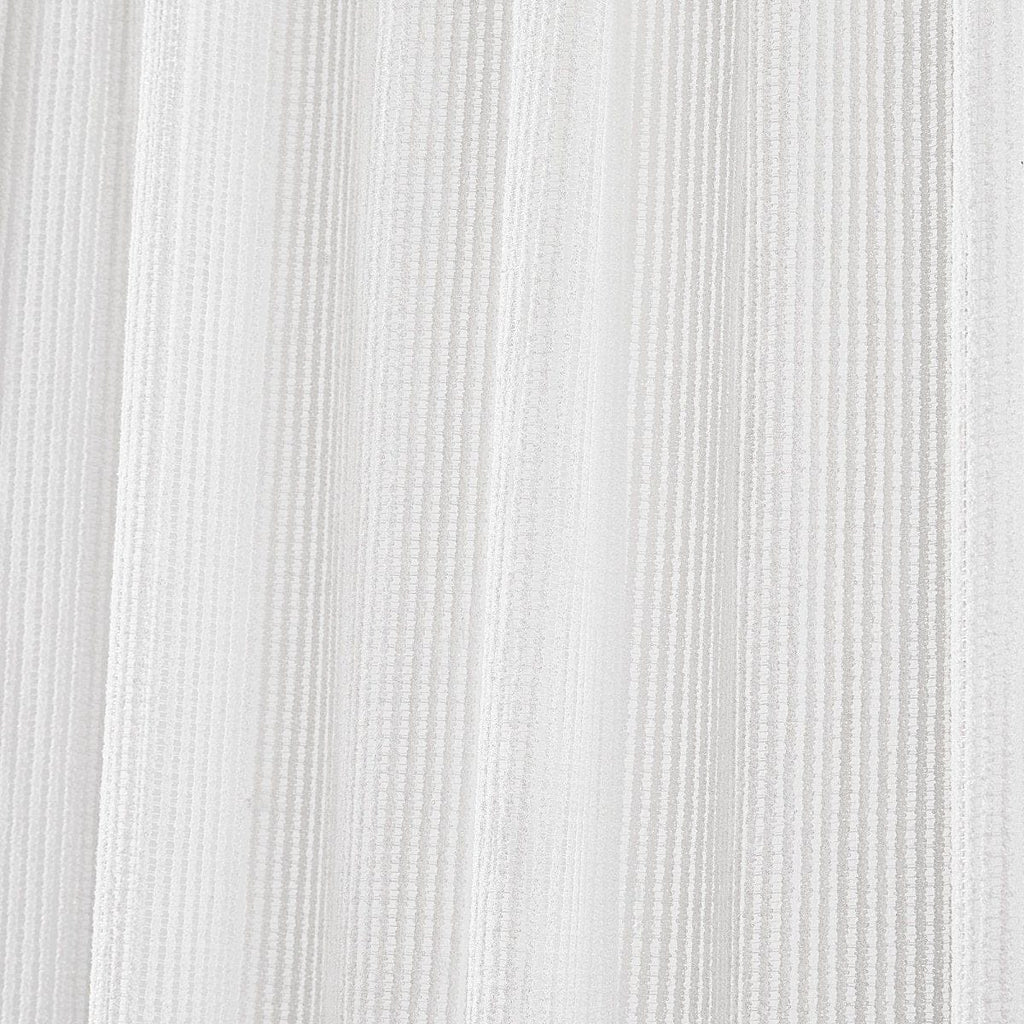 Milla Knitted Textured Sheer Window Curtain Panel Pair