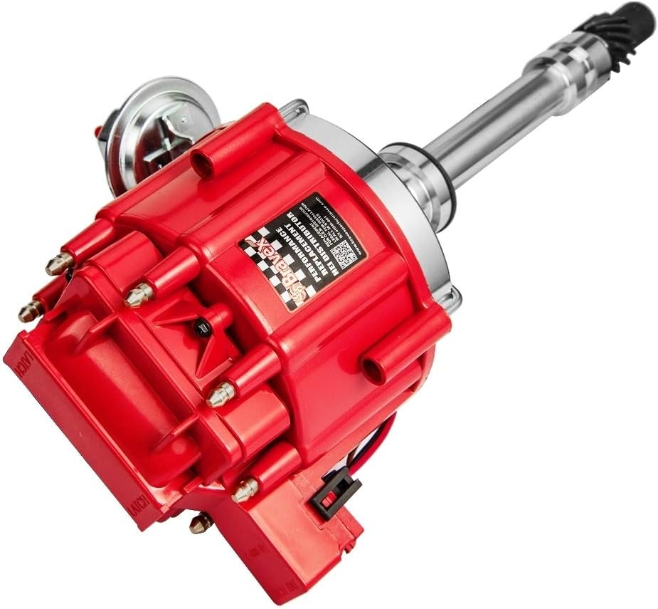 Red Cap HEI Distributor for Chevy GM Small/Big Blocks Pack of 2 I6773