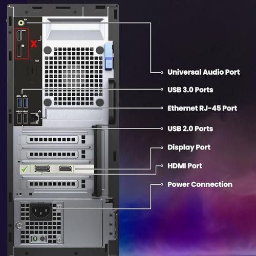 RGB Gaming Desktop PC Intel Core i7 6th Gen GTX 1050 Ti 4GB 16GB Ram 512GB SSD Windows 10 Pro I1044