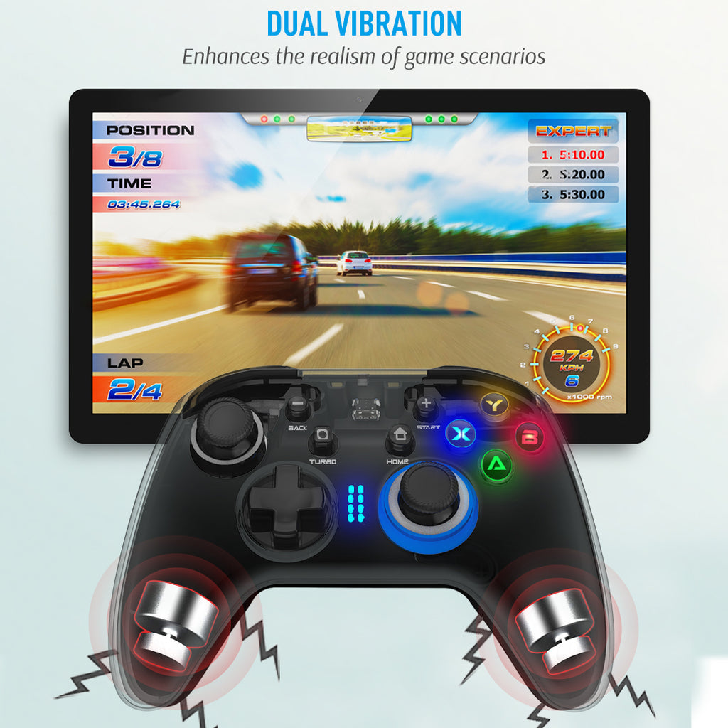 Wireless Gaming Controller for PC PS3 Switch T274