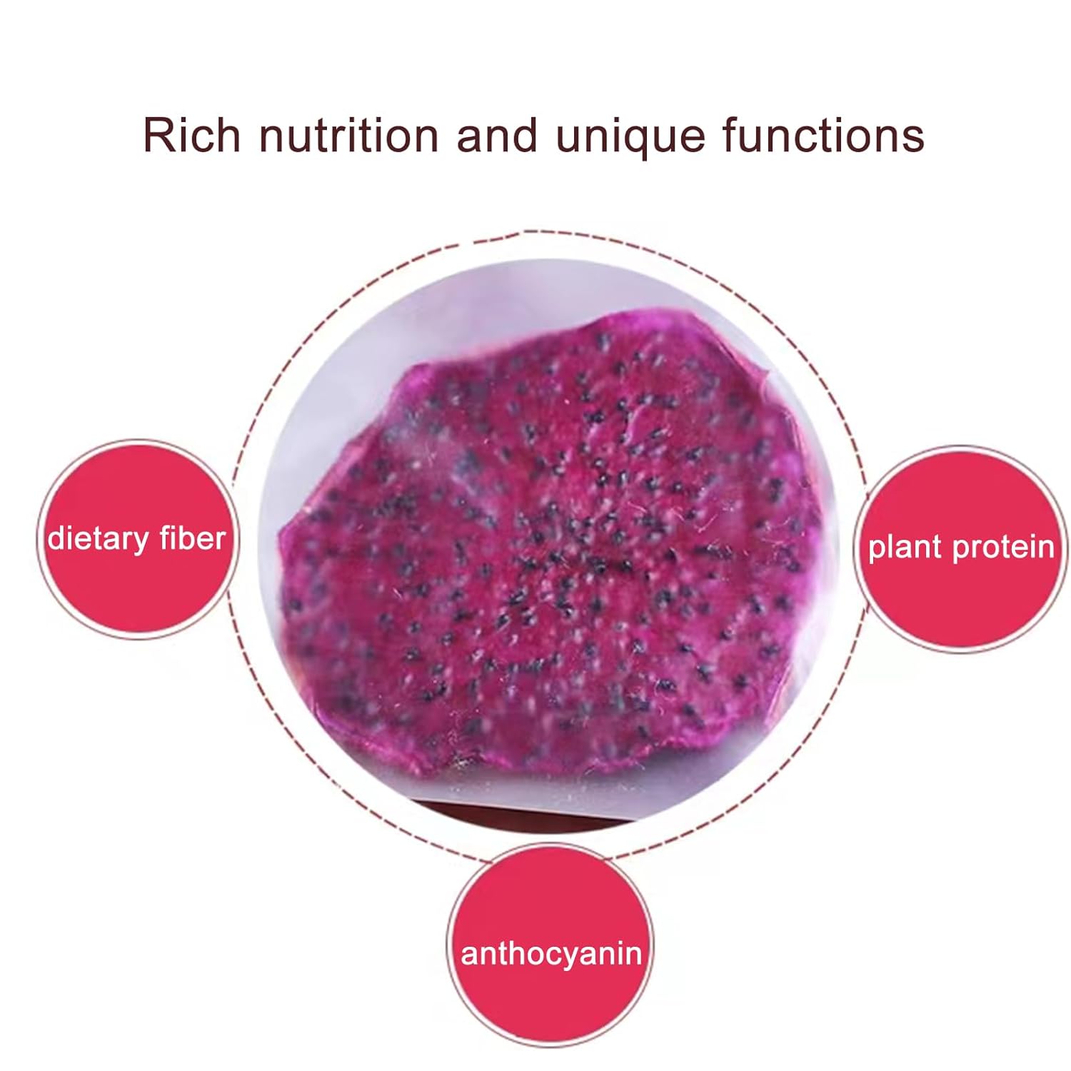 Dried Dragon Fruit Slices 200g T4401