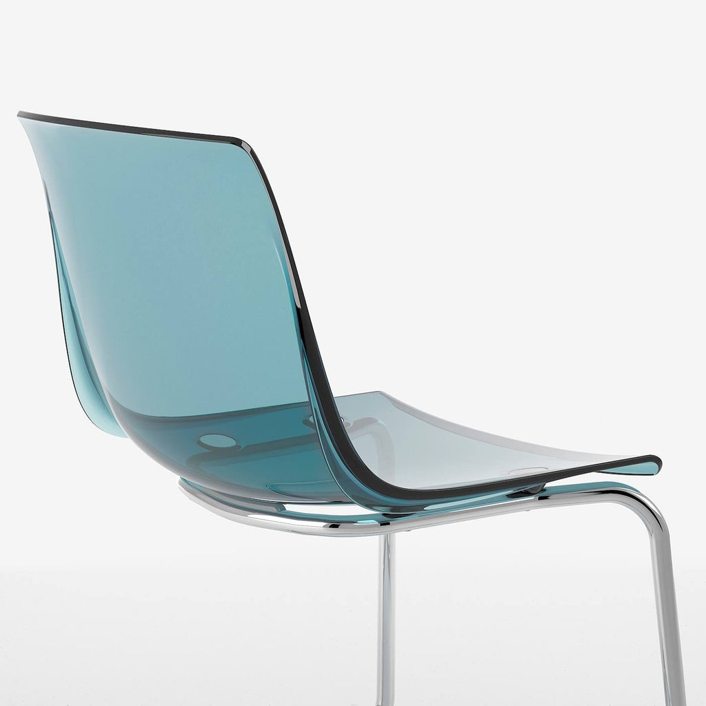 Blue/Chrome Plated Chair G567807