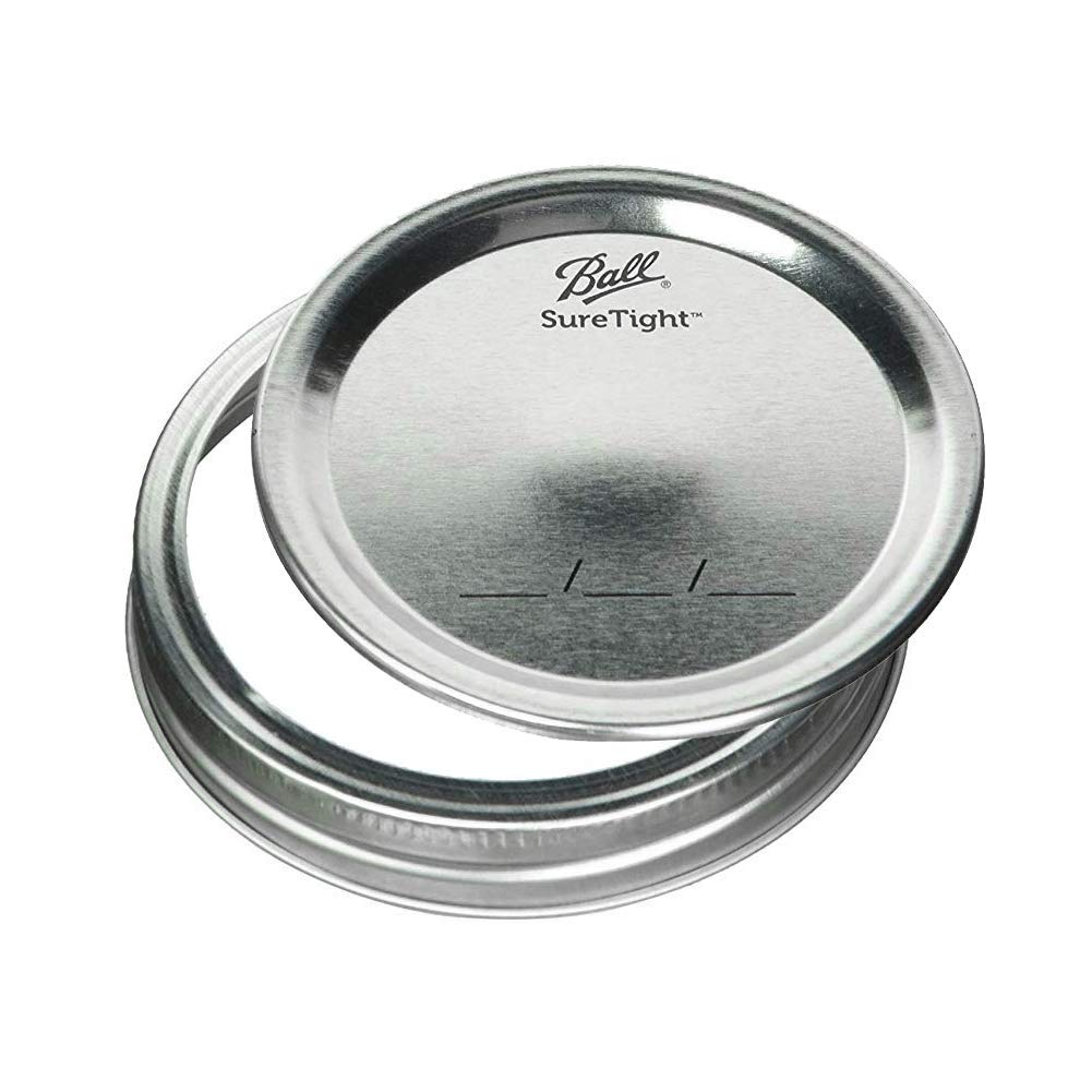 32-Ounces Quart Mason Jars with Lids and Bands, 2 Jars Y3975