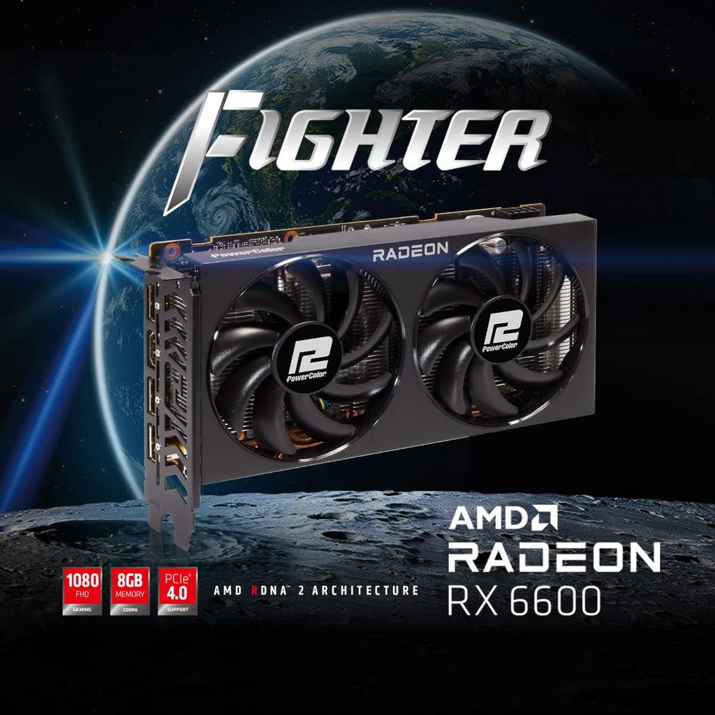 AMD Radeon RX 6600 XT Gaming Graphics Card with 8GB GDDR6 Memory L1523