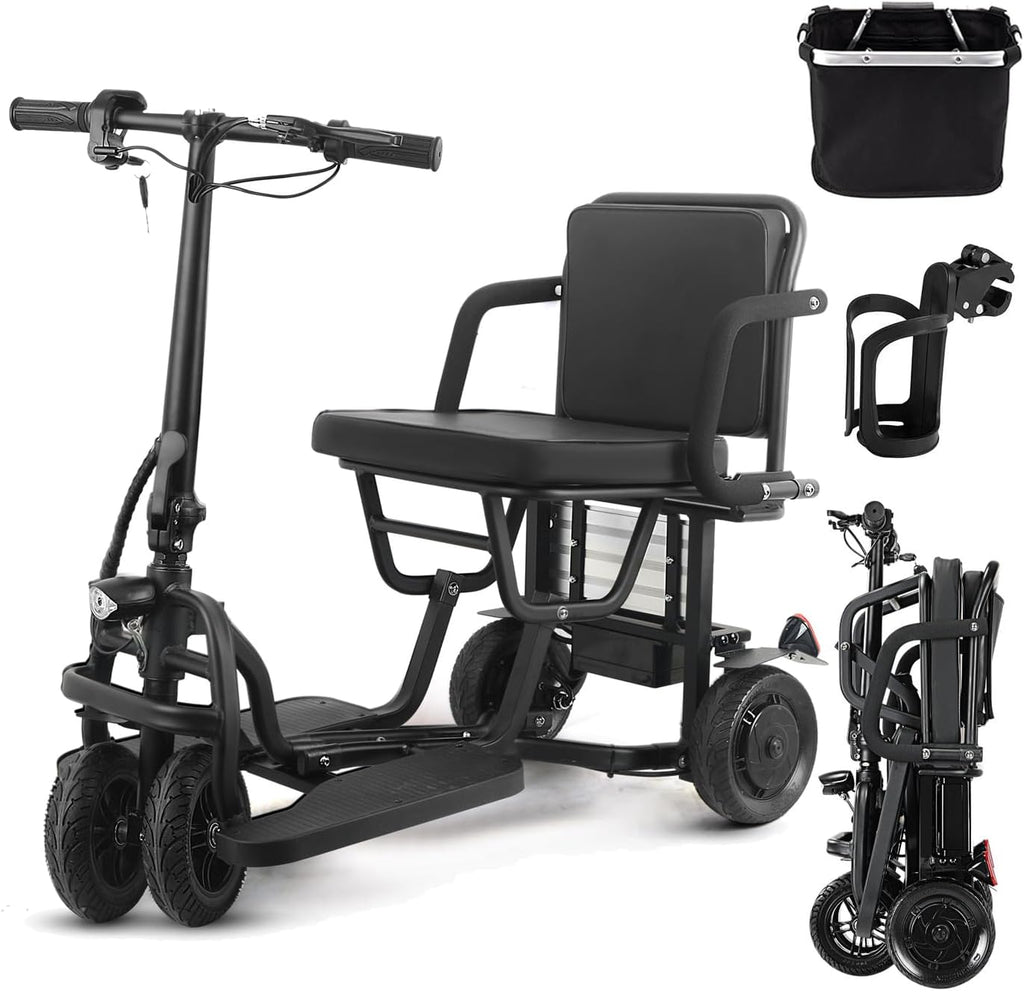 Ultra Lightweight Folding Electric Scooter with Seat K1225