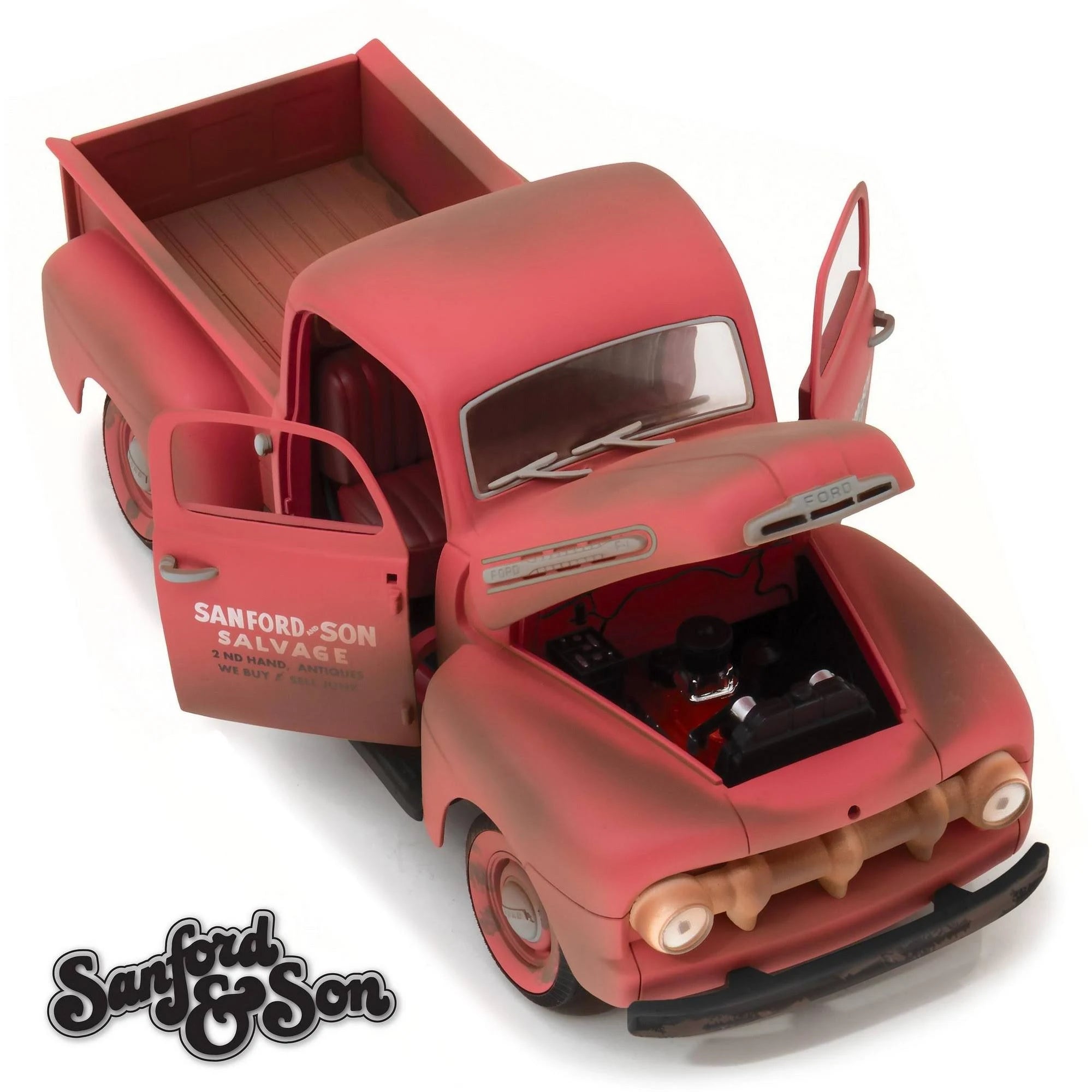 Red 1/18 Diecast Model Car J53950