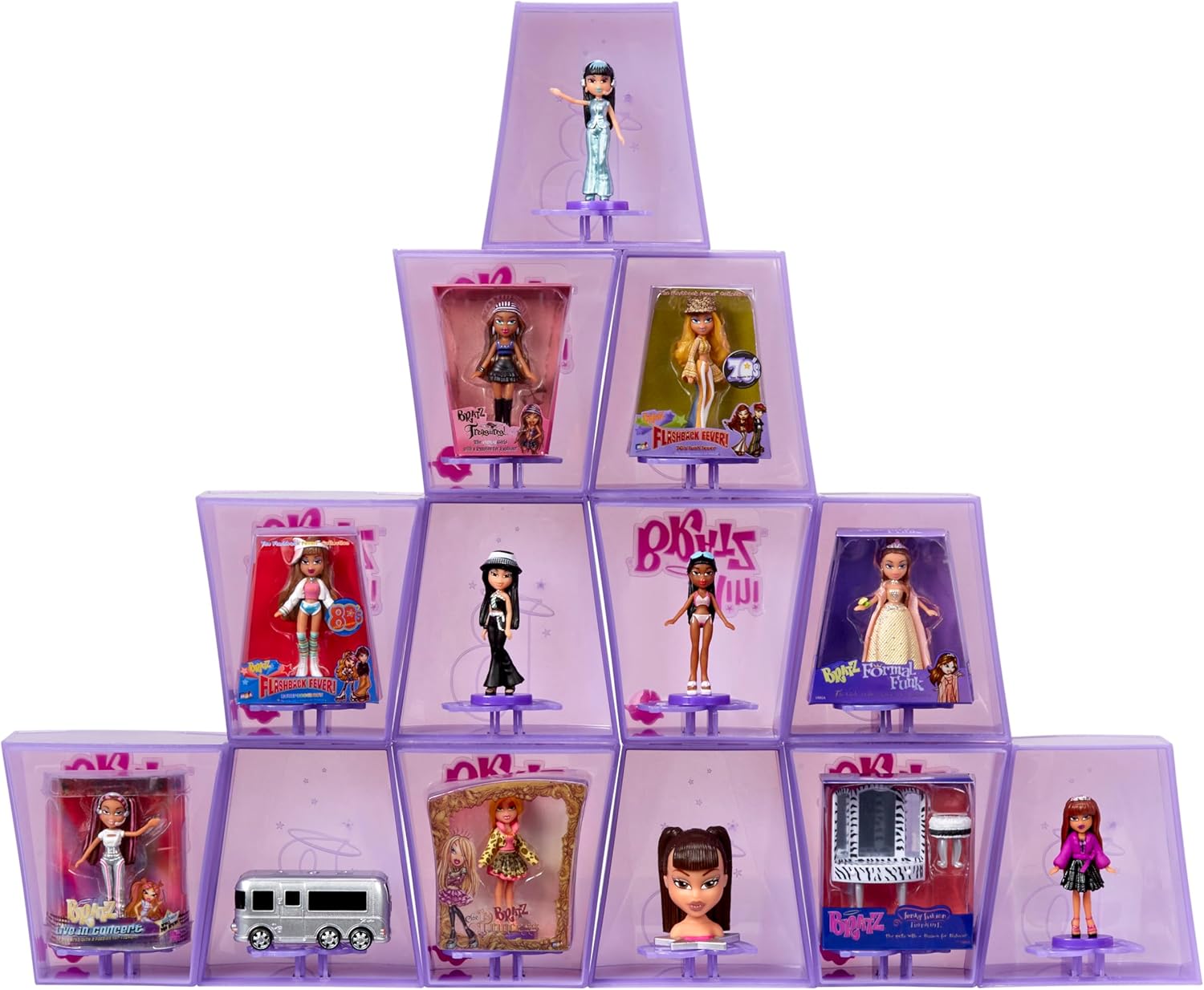 Mini Series 4 Collectible Figures, 2 Mini Dolls per Blind Pack H7277