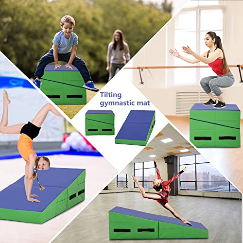 48"x24" Folding Incline Cheese Wedge Gymnastics Mat T8293