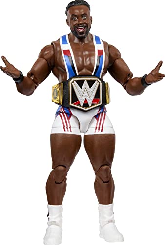 WWE Elite Collection Action Figure & Accessories, 6-inch Collectible with 25 Articulation Points & Swappable Hands L989