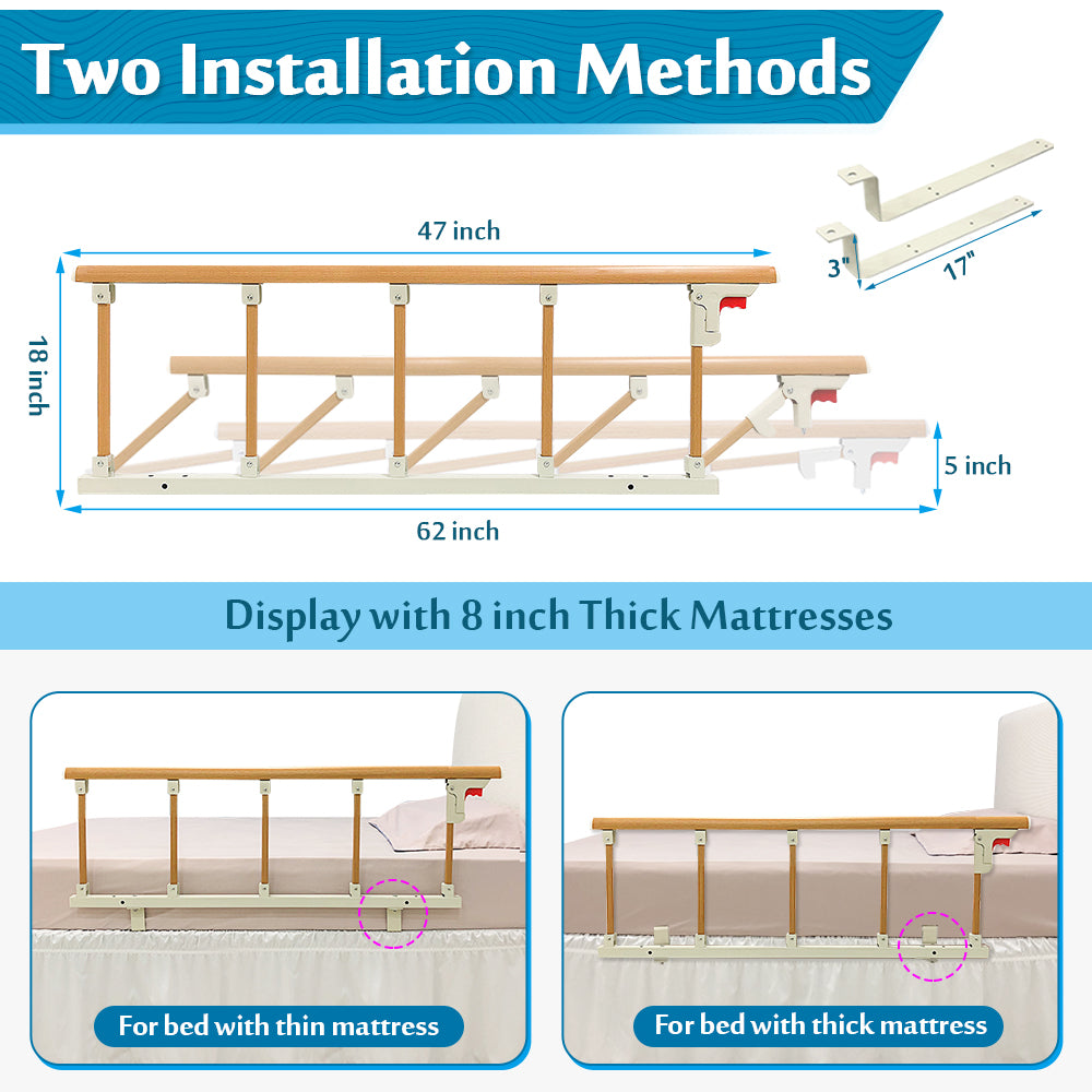 47×18 INCH Bed Rail E1509