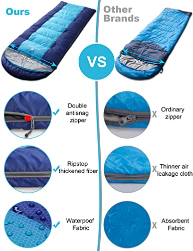 Ultralight 4 Season Waterproof Compact Cotton Sleeping Bag T6706