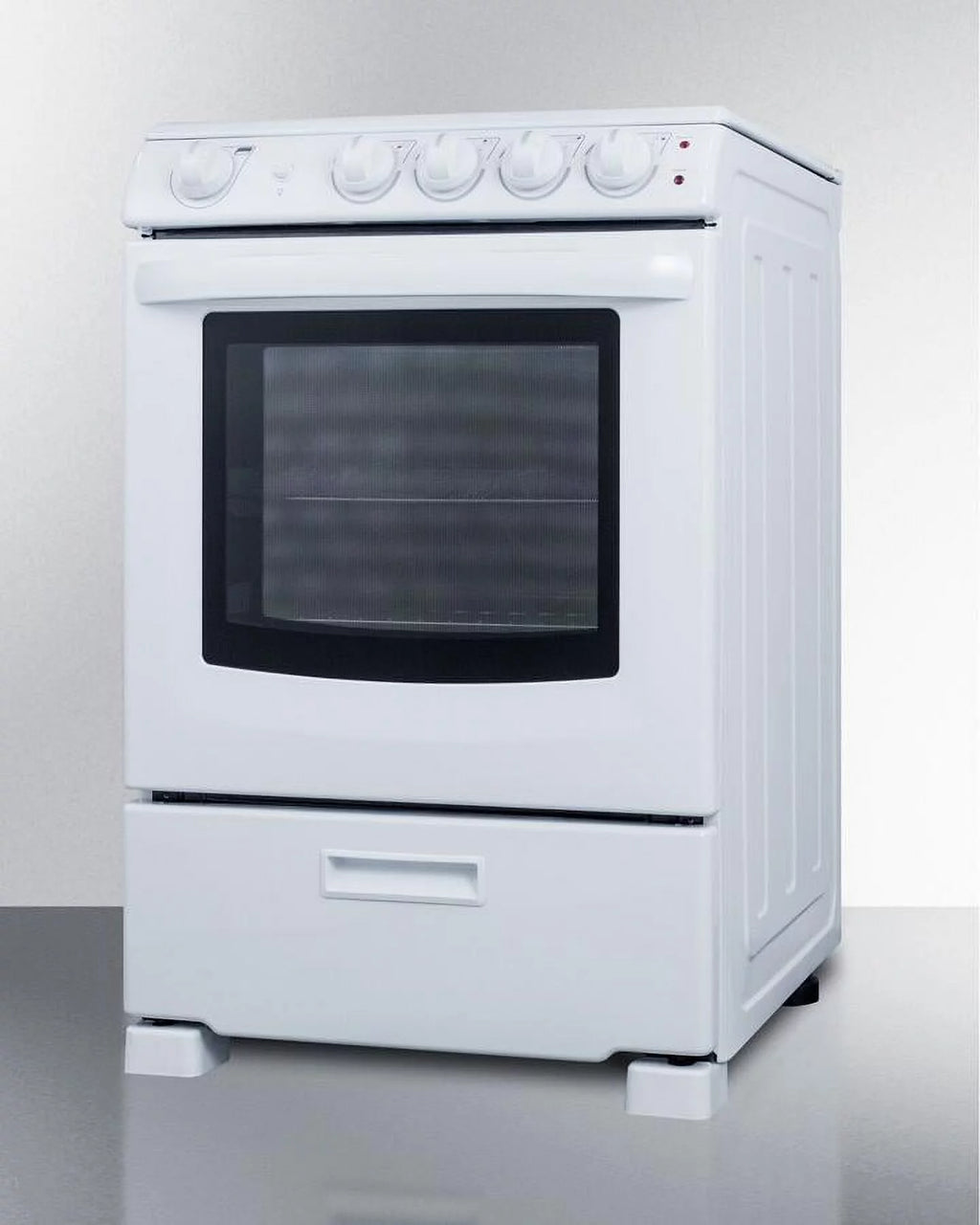 White Electric Smooth-Top Range K7774