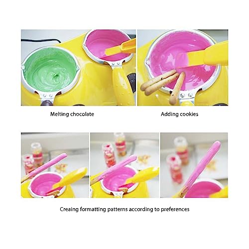 Mini Electric Fondue Pot Kit with Double Melting Pot G705