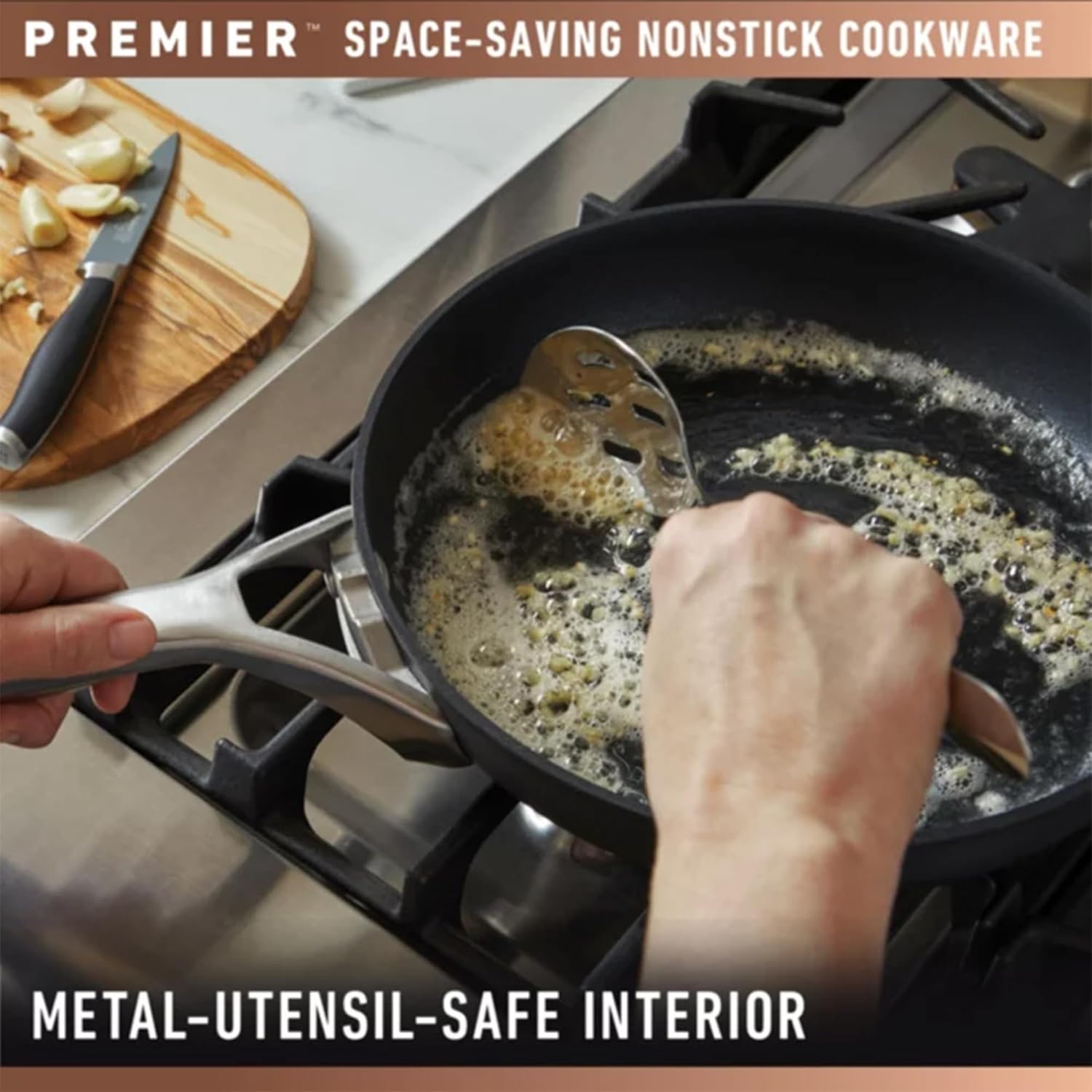 8 Piece Hard-Anodized Nonstick Pot and Pans Set Z708
