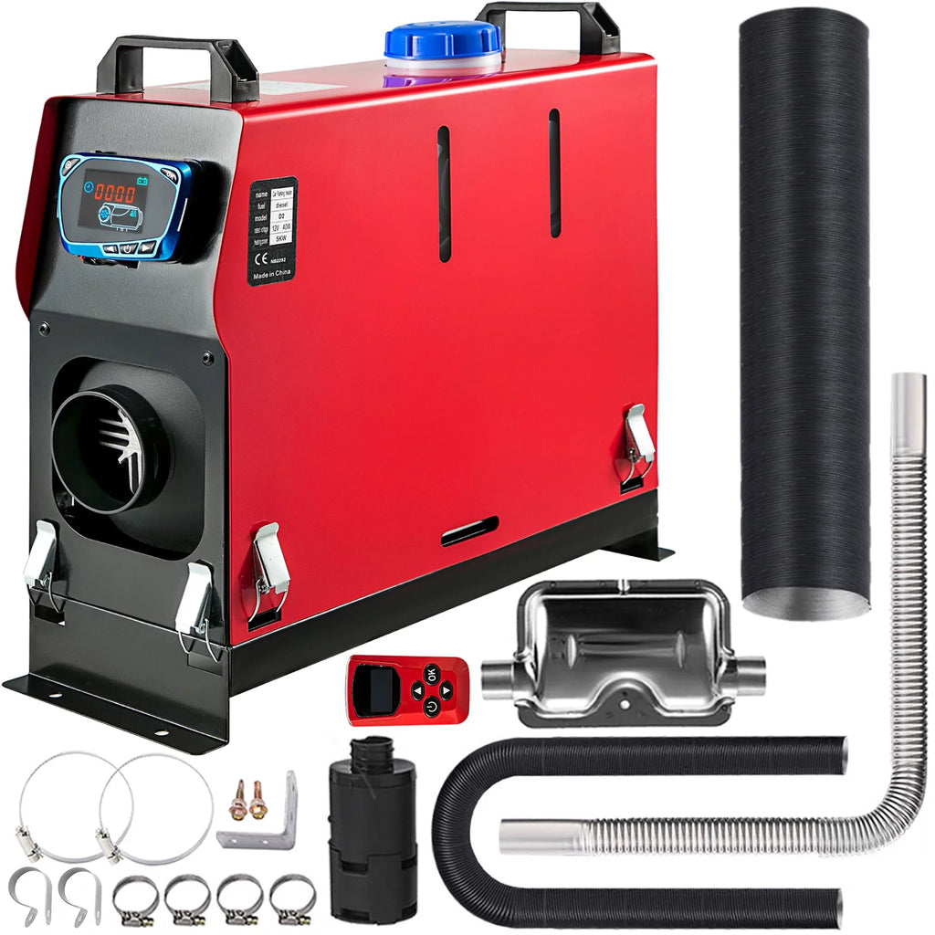 Diesel Air Heater 5KW 12V Wireless Control Parking Heater with Blue LCD Switch F6966