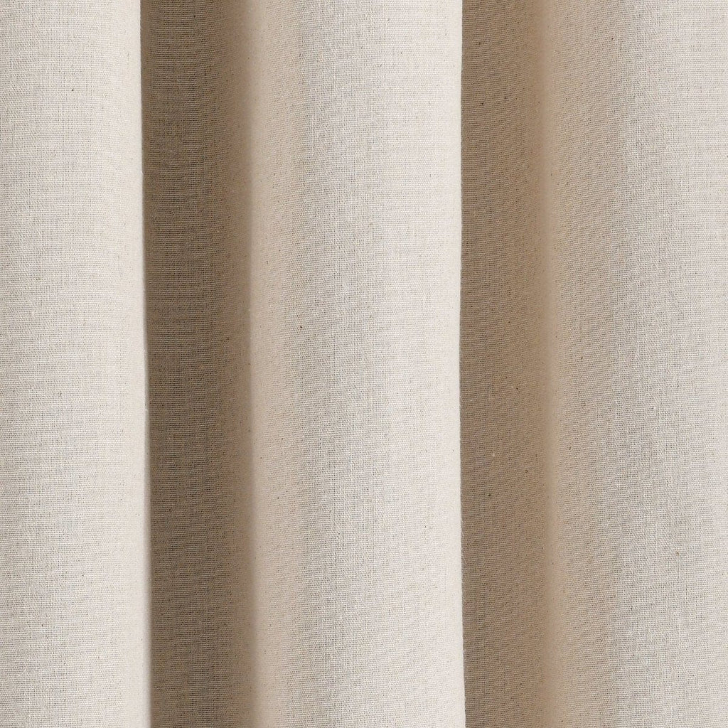 Insulated Grommet Blackout Faux Linen Window Curtain Panel