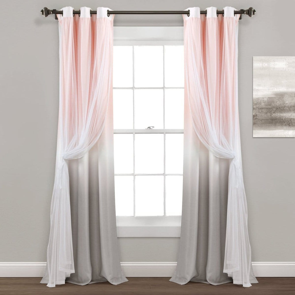 Umbre Fiesta Sheer/Light Filtering Window Curtain Panel