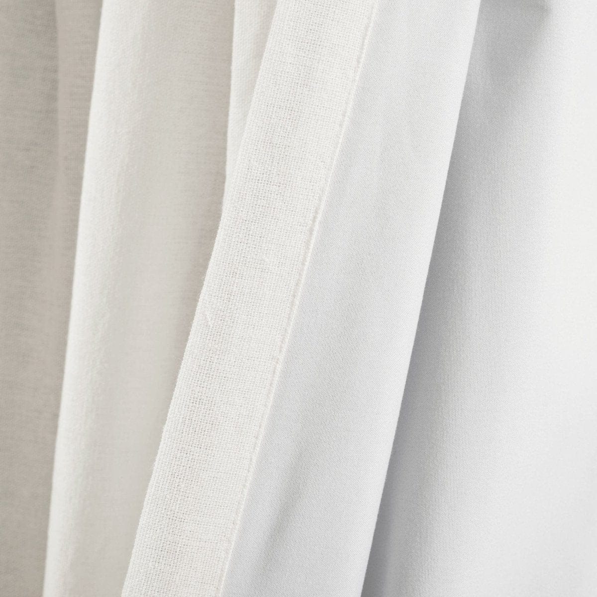 Linen Button Lined 100% Blackout Window Curtain Panel