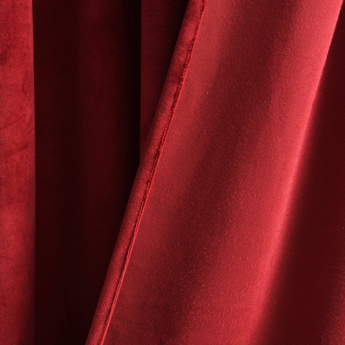 Prima Velvet Solid Back Tab Rod Pocket Light Filtering Window Curtain Panel Set