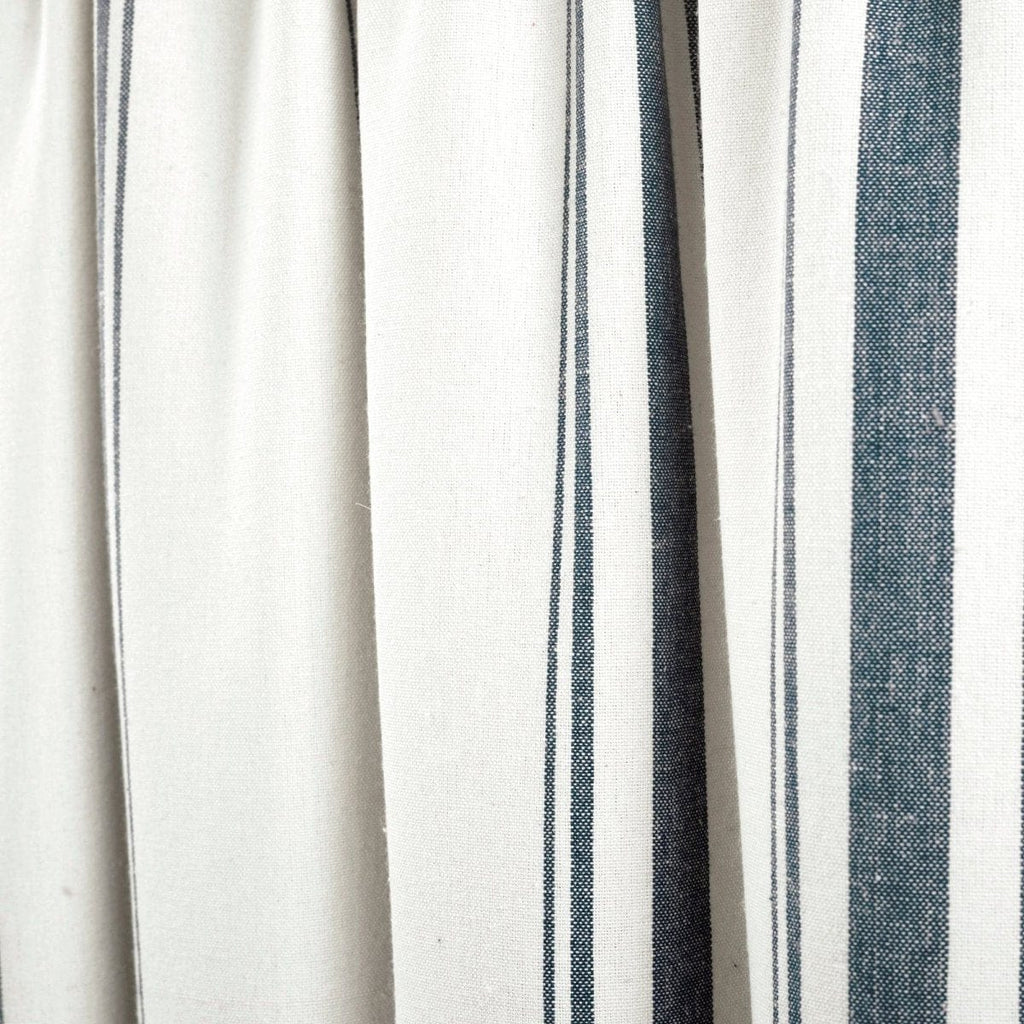 Farmhouse Stripe Yarn Dyed Recycled Cotton Blend Valance