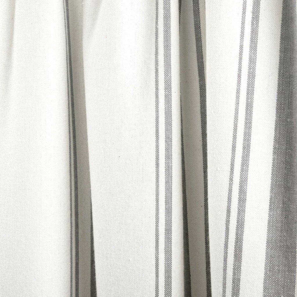 Farmhouse Stripe Yarn Dyed Recycled Cotton Blend Valance