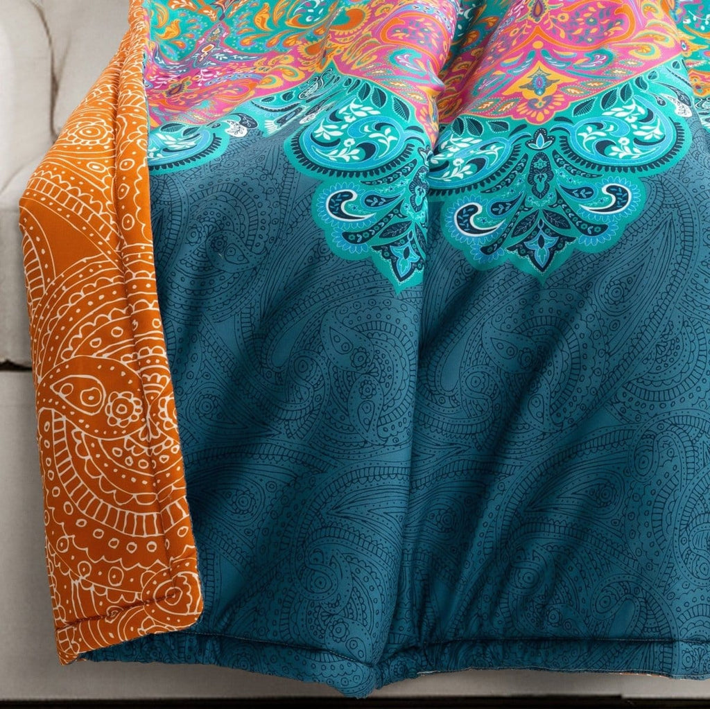 Boho Chic Reversible Throw