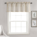 Rosalie Faux Linen Valance