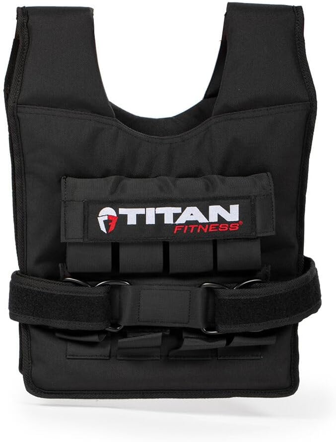 40 LB Adjustable Weight Vest with 2.5 LB Solid Cast Iron Weights S518