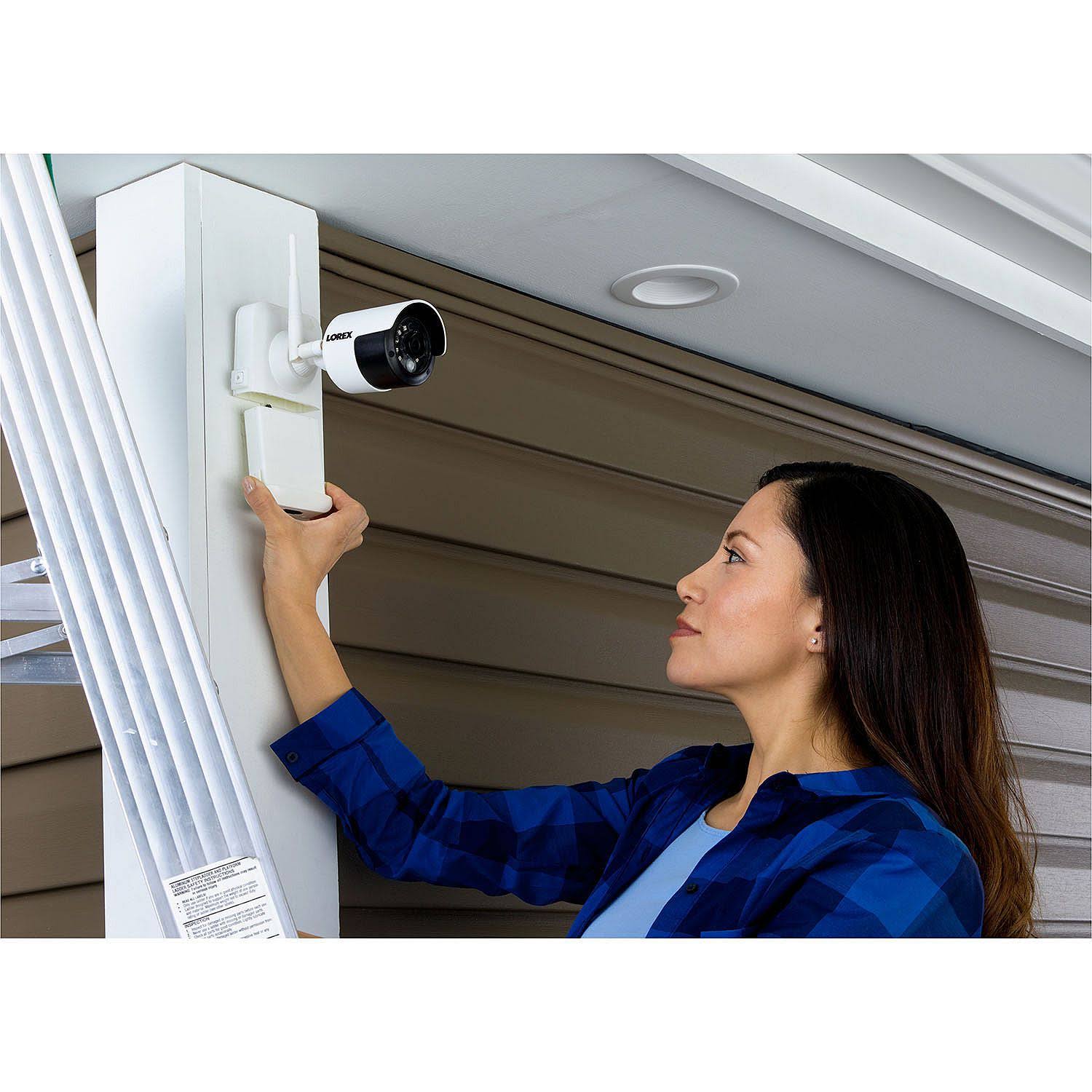4 Camera 1080p Wire-Free Security System, 16GB Y510022