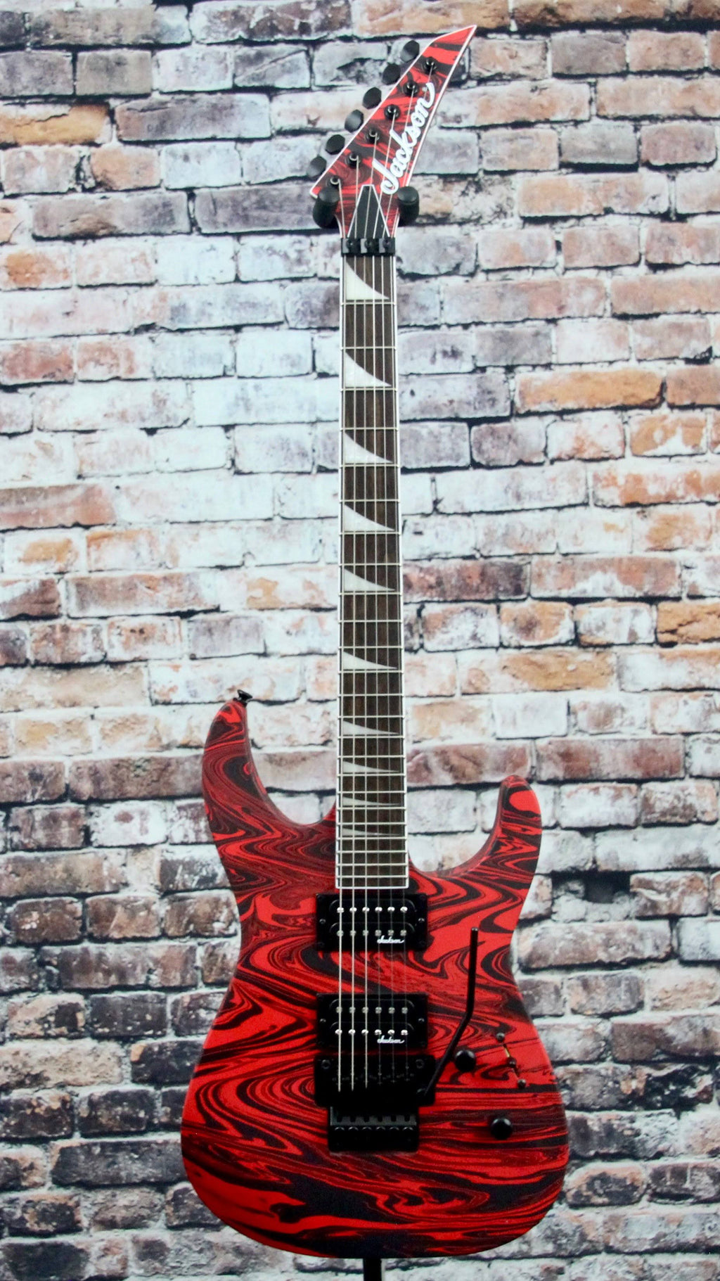 Satin Red Swirl Electric Guitar S6001